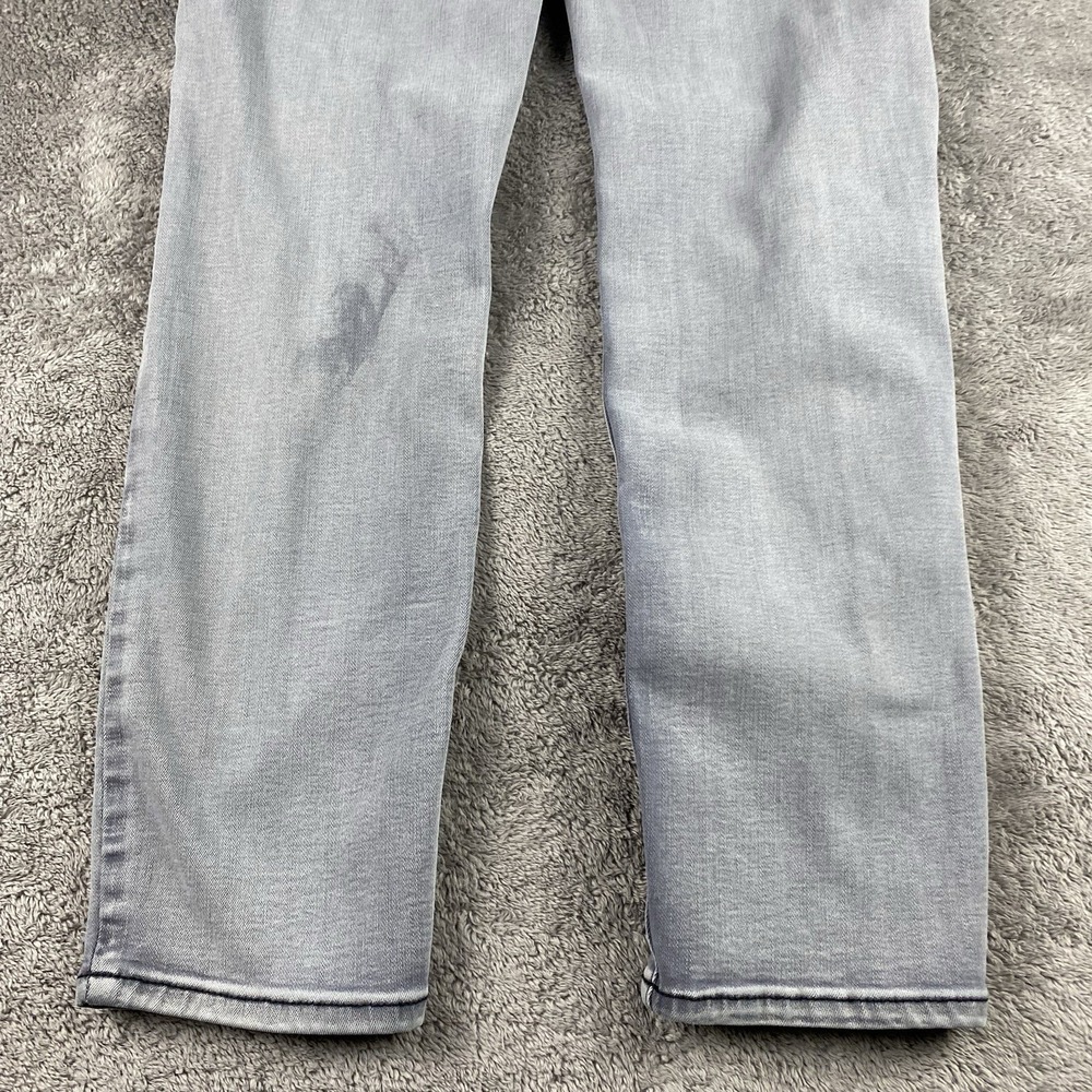 American Eagle Super Stretch Hi-Rise Jegging Pants Womens 12 R‎ Gray Distressed - Picture 10 of 15